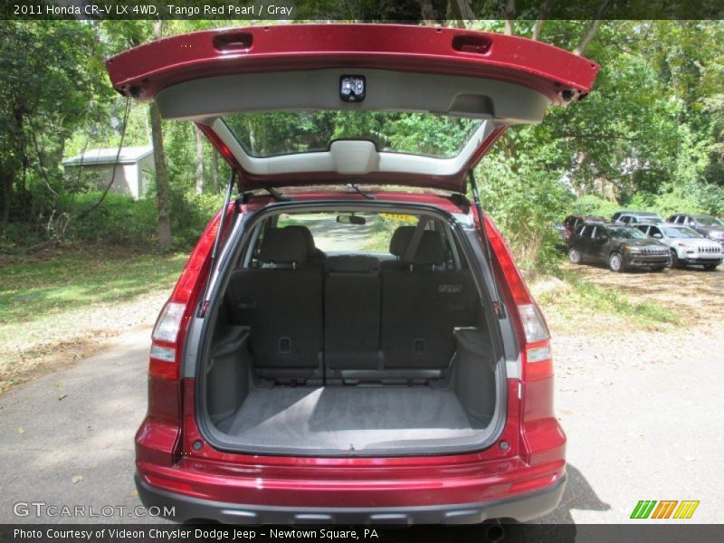 Tango Red Pearl / Gray 2011 Honda CR-V LX 4WD