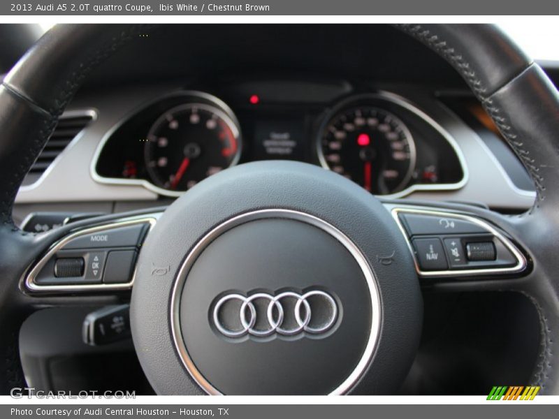Ibis White / Chestnut Brown 2013 Audi A5 2.0T quattro Coupe