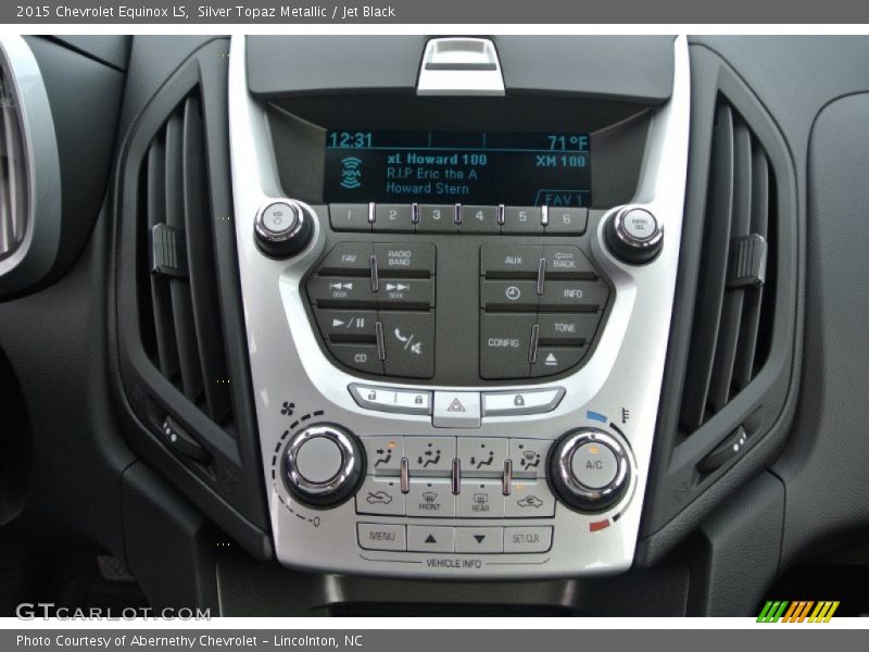 Silver Topaz Metallic / Jet Black 2015 Chevrolet Equinox LS