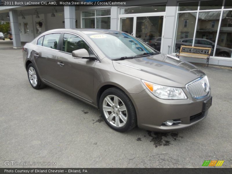 Mocha Steel Metallic / Cocoa/Cashmere 2011 Buick LaCrosse CXL AWD