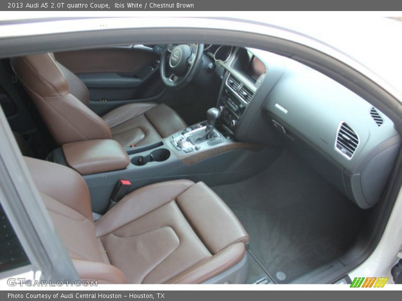 Ibis White / Chestnut Brown 2013 Audi A5 2.0T quattro Coupe