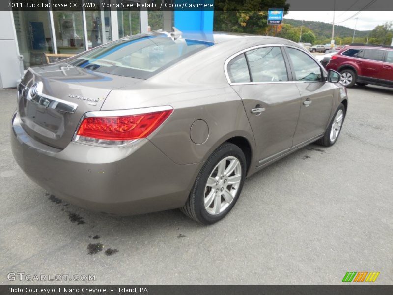 Mocha Steel Metallic / Cocoa/Cashmere 2011 Buick LaCrosse CXL AWD