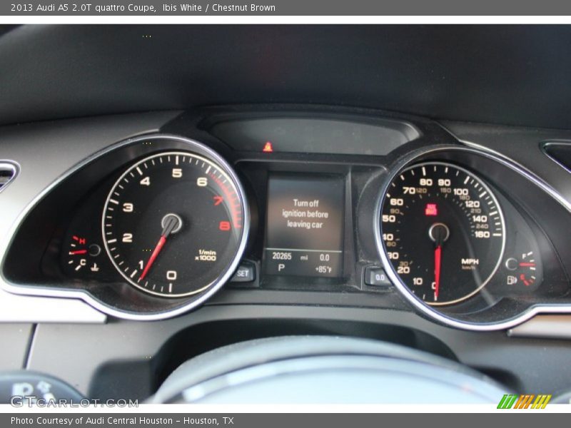Ibis White / Chestnut Brown 2013 Audi A5 2.0T quattro Coupe