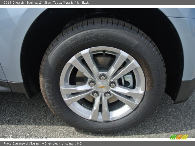 Silver Topaz Metallic / Jet Black 2015 Chevrolet Equinox LS