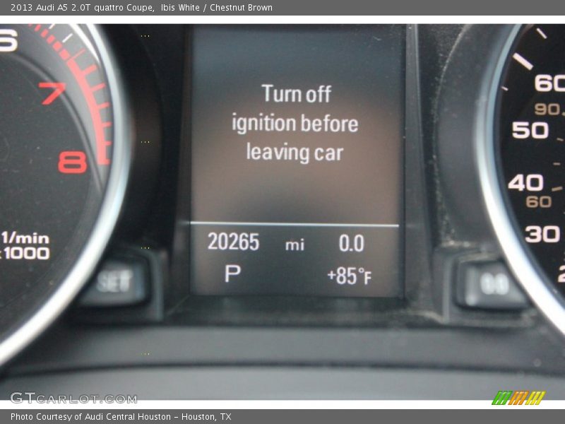 Ibis White / Chestnut Brown 2013 Audi A5 2.0T quattro Coupe