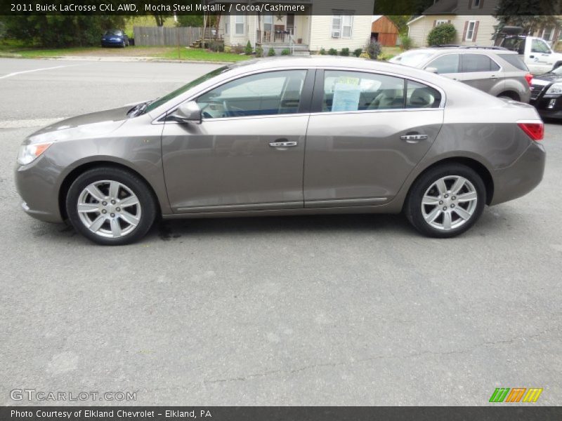 Mocha Steel Metallic / Cocoa/Cashmere 2011 Buick LaCrosse CXL AWD