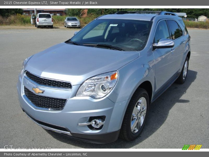 Silver Topaz Metallic / Jet Black 2015 Chevrolet Equinox LTZ