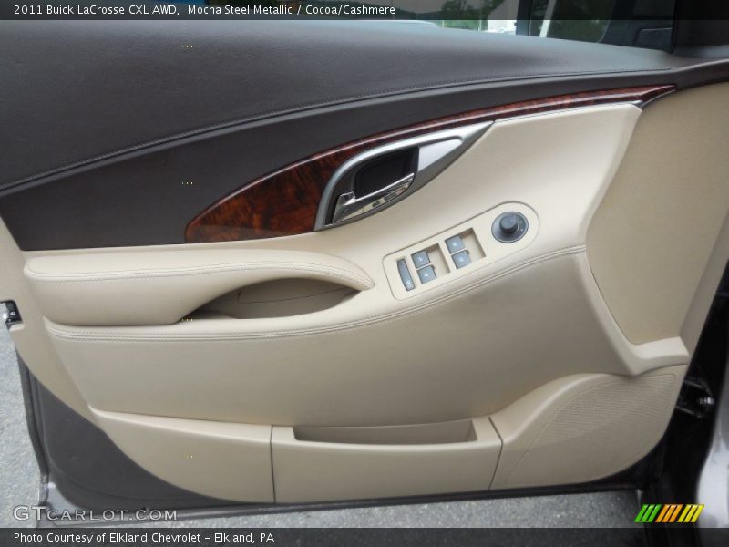 Mocha Steel Metallic / Cocoa/Cashmere 2011 Buick LaCrosse CXL AWD