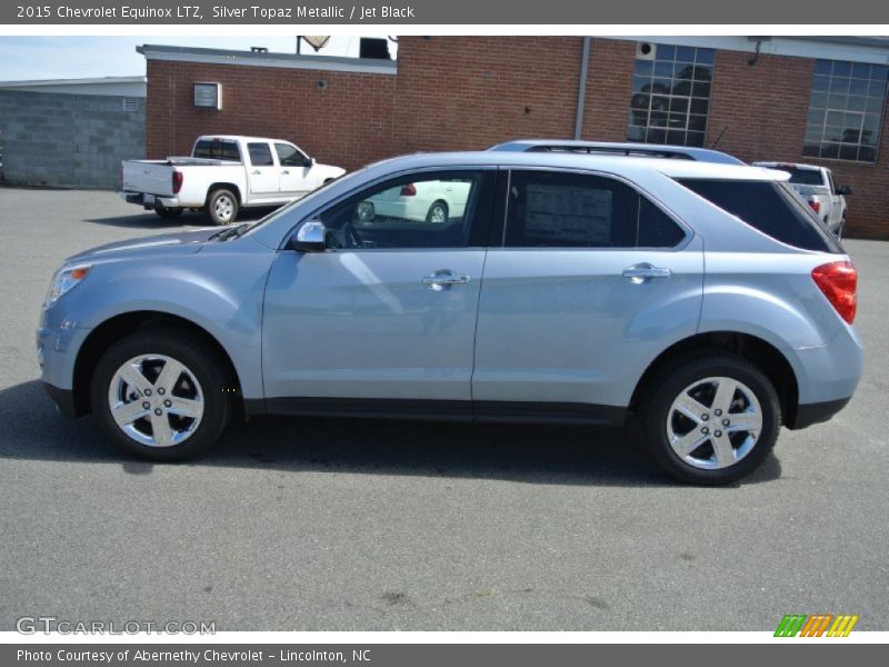 Silver Topaz Metallic / Jet Black 2015 Chevrolet Equinox LTZ