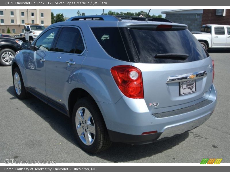 Silver Topaz Metallic / Jet Black 2015 Chevrolet Equinox LTZ