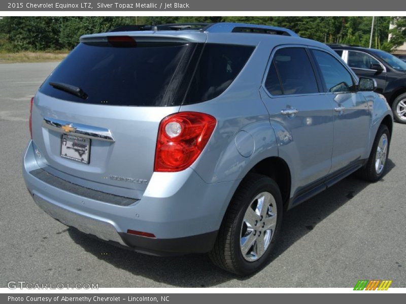 Silver Topaz Metallic / Jet Black 2015 Chevrolet Equinox LTZ