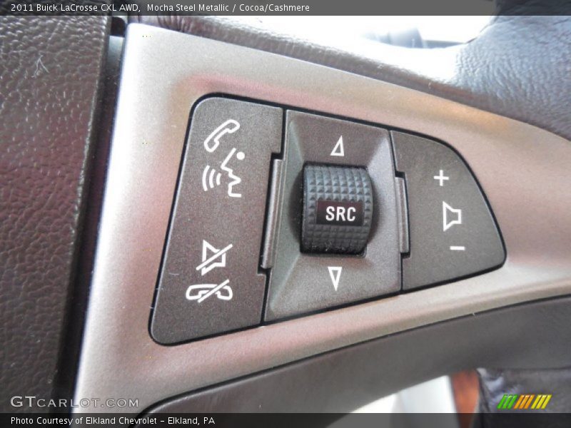 Mocha Steel Metallic / Cocoa/Cashmere 2011 Buick LaCrosse CXL AWD