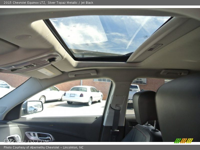 Silver Topaz Metallic / Jet Black 2015 Chevrolet Equinox LTZ