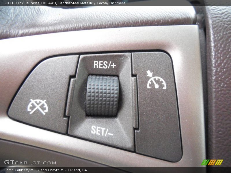 Mocha Steel Metallic / Cocoa/Cashmere 2011 Buick LaCrosse CXL AWD