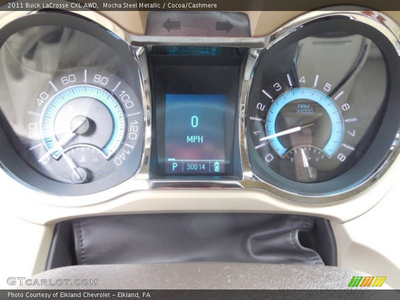 Mocha Steel Metallic / Cocoa/Cashmere 2011 Buick LaCrosse CXL AWD