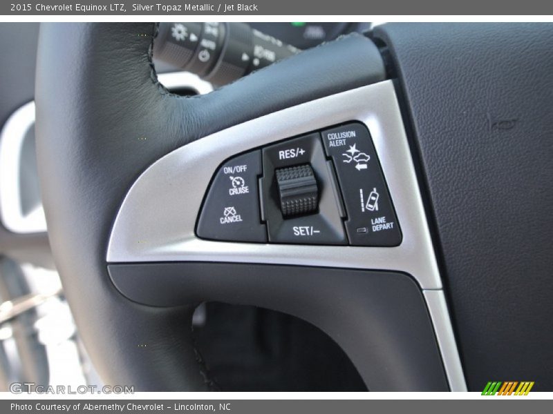 Silver Topaz Metallic / Jet Black 2015 Chevrolet Equinox LTZ