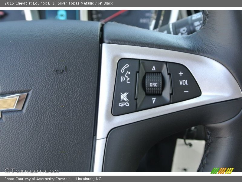 Silver Topaz Metallic / Jet Black 2015 Chevrolet Equinox LTZ