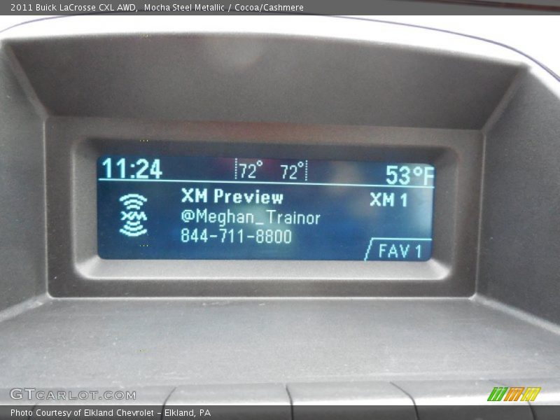 Mocha Steel Metallic / Cocoa/Cashmere 2011 Buick LaCrosse CXL AWD
