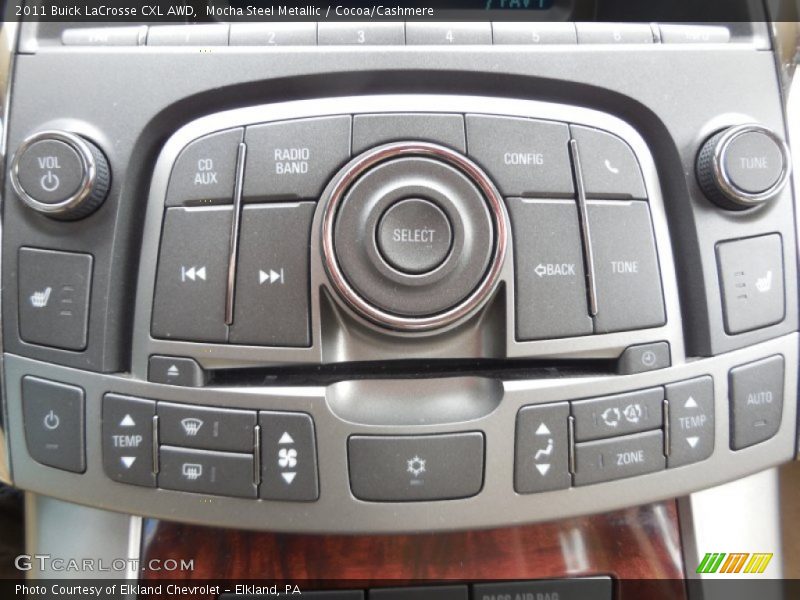 Mocha Steel Metallic / Cocoa/Cashmere 2011 Buick LaCrosse CXL AWD