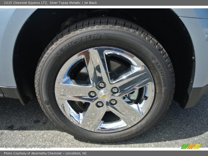 Silver Topaz Metallic / Jet Black 2015 Chevrolet Equinox LTZ