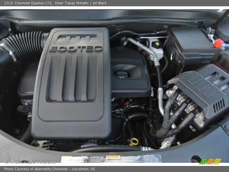 Silver Topaz Metallic / Jet Black 2015 Chevrolet Equinox LTZ