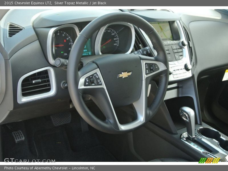 Silver Topaz Metallic / Jet Black 2015 Chevrolet Equinox LTZ