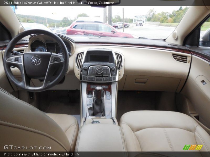 Mocha Steel Metallic / Cocoa/Cashmere 2011 Buick LaCrosse CXL AWD