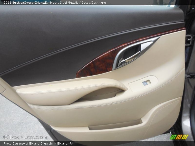 Mocha Steel Metallic / Cocoa/Cashmere 2011 Buick LaCrosse CXL AWD