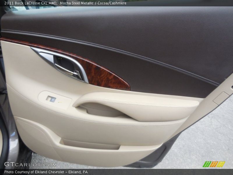 Mocha Steel Metallic / Cocoa/Cashmere 2011 Buick LaCrosse CXL AWD