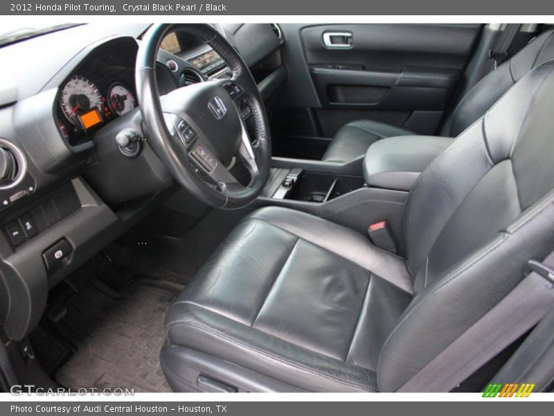 Crystal Black Pearl / Black 2012 Honda Pilot Touring