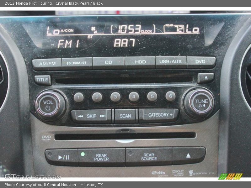 Crystal Black Pearl / Black 2012 Honda Pilot Touring