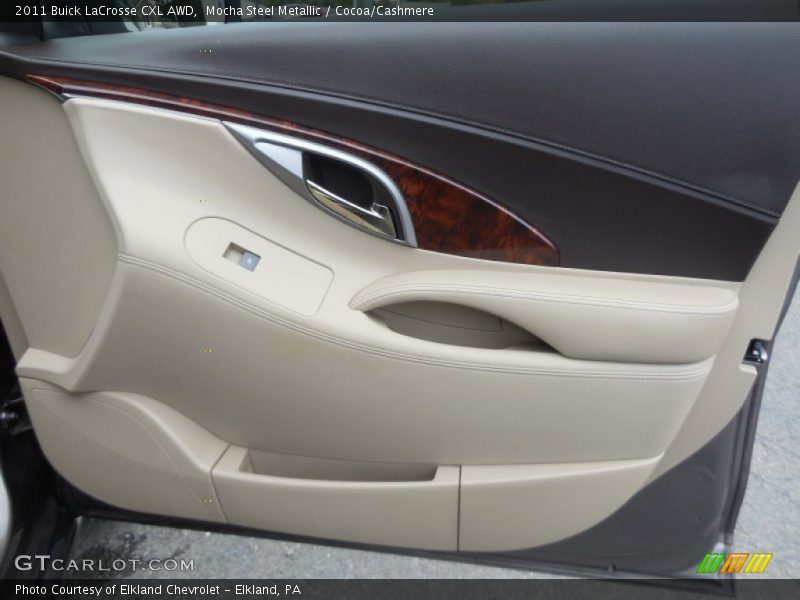Mocha Steel Metallic / Cocoa/Cashmere 2011 Buick LaCrosse CXL AWD