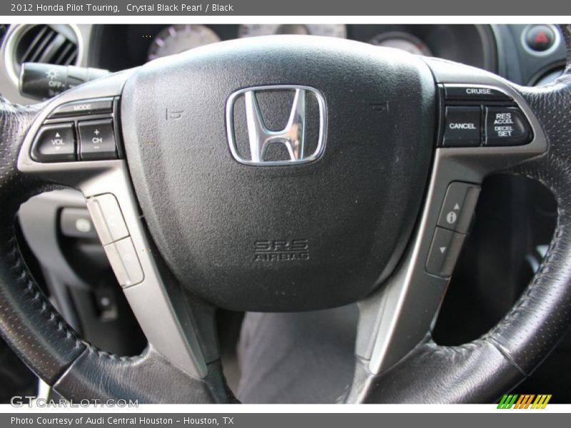 Crystal Black Pearl / Black 2012 Honda Pilot Touring