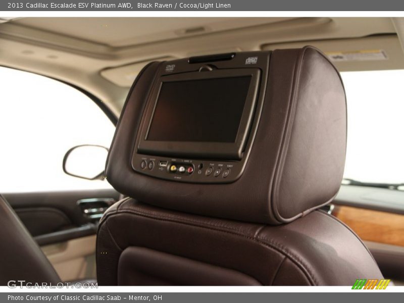Black Raven / Cocoa/Light Linen 2013 Cadillac Escalade ESV Platinum AWD