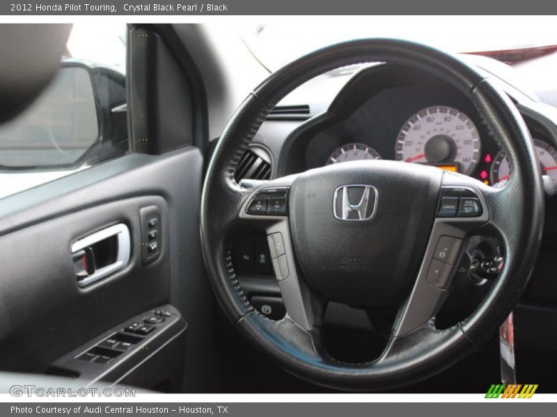 Crystal Black Pearl / Black 2012 Honda Pilot Touring