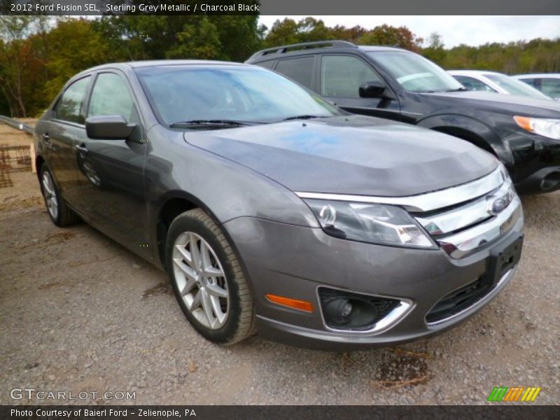 Sterling Grey Metallic / Charcoal Black 2012 Ford Fusion SEL