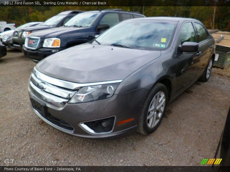 Sterling Grey Metallic / Charcoal Black 2012 Ford Fusion SEL