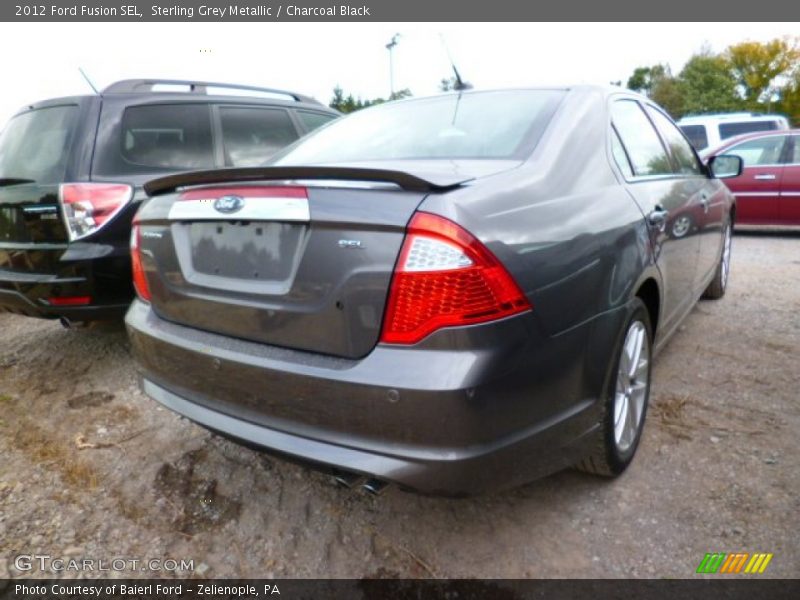 Sterling Grey Metallic / Charcoal Black 2012 Ford Fusion SEL