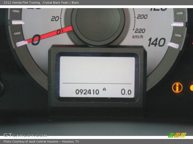 Crystal Black Pearl / Black 2012 Honda Pilot Touring