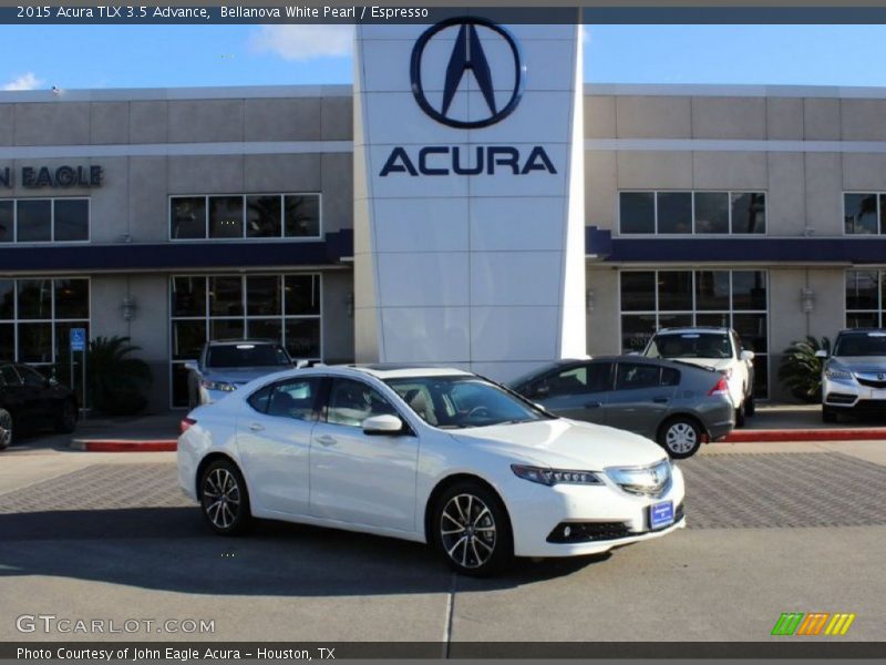 Bellanova White Pearl / Espresso 2015 Acura TLX 3.5 Advance