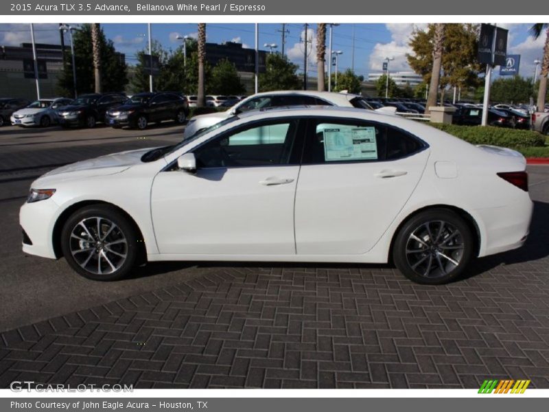 Bellanova White Pearl / Espresso 2015 Acura TLX 3.5 Advance