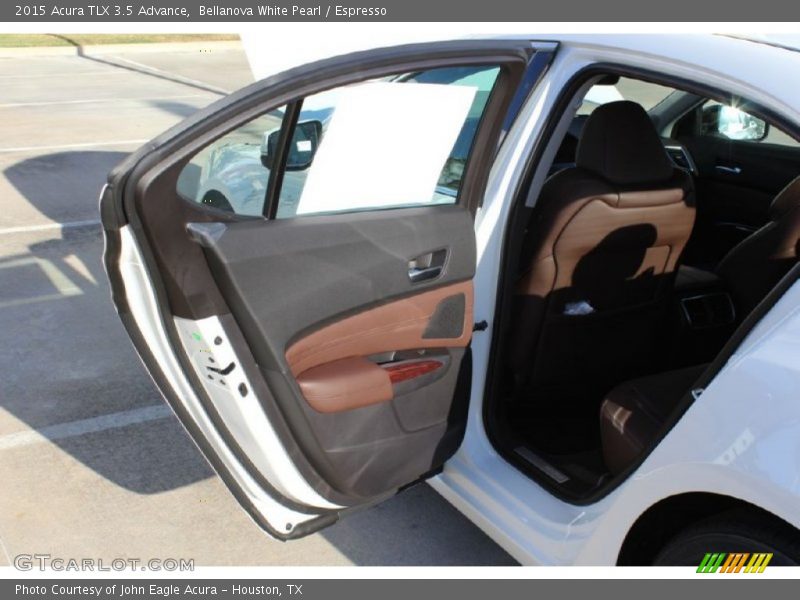 Bellanova White Pearl / Espresso 2015 Acura TLX 3.5 Advance