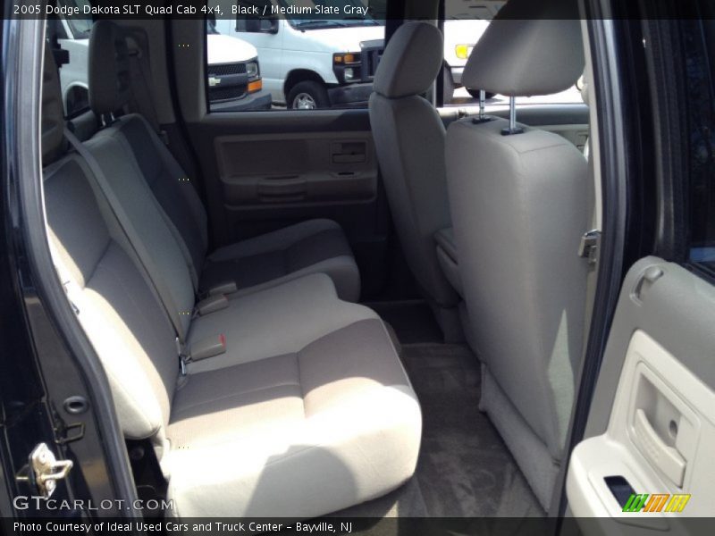 Black / Medium Slate Gray 2005 Dodge Dakota SLT Quad Cab 4x4