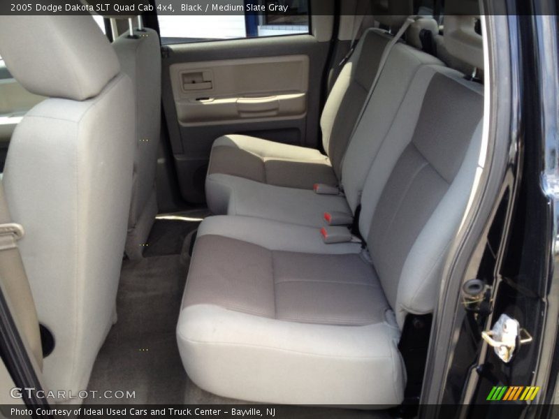 Black / Medium Slate Gray 2005 Dodge Dakota SLT Quad Cab 4x4