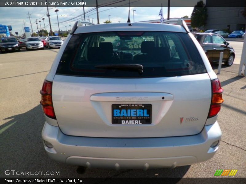 Platinum Silver / Graphite 2007 Pontiac Vibe