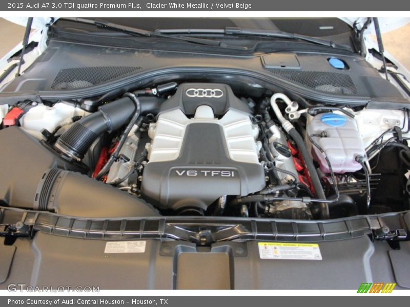 Glacier White Metallic / Velvet Beige 2015 Audi A7 3.0 TDI quattro Premium Plus