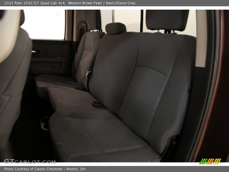 Western Brown Pearl / Black/Diesel Gray 2013 Ram 1500 SLT Quad Cab 4x4