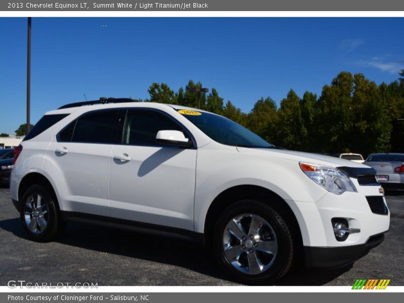Summit White / Light Titanium/Jet Black 2013 Chevrolet Equinox LT