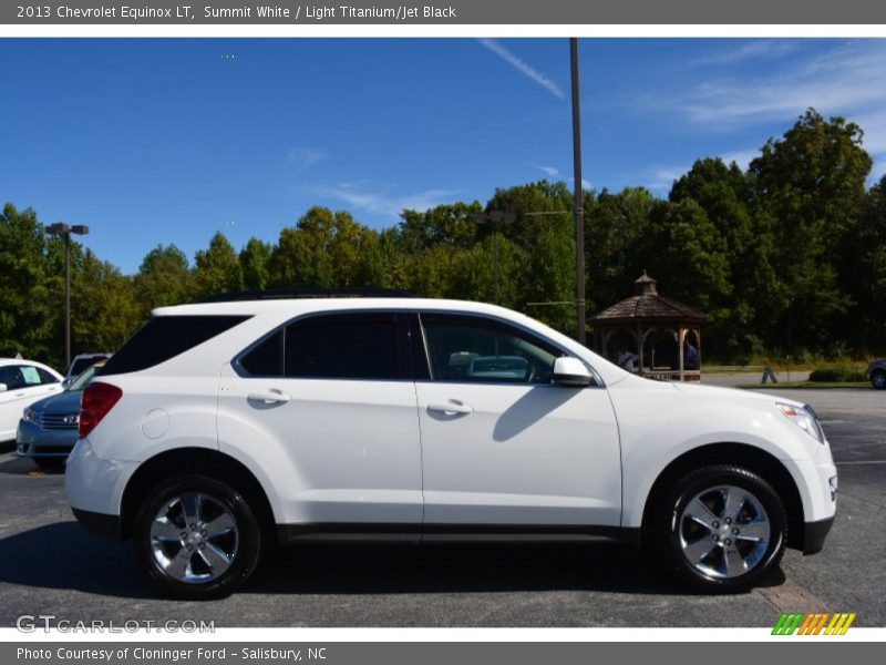 Summit White / Light Titanium/Jet Black 2013 Chevrolet Equinox LT