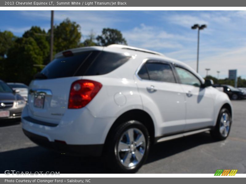 Summit White / Light Titanium/Jet Black 2013 Chevrolet Equinox LT